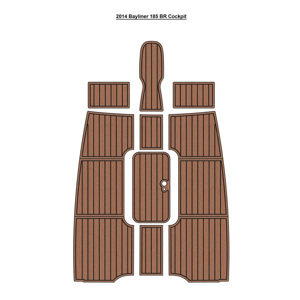 2014 Bayliner 185 BR Cockpit Traction Mats Eva Foam Boat Flooring Marine Decking Hzchione