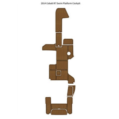 2014 Cobalt R7 Swim Platform Cockpit Pad Traction Mats Eva Foam Boat Flooring Marine Decking