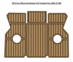 2014 Four Winns Sundowner 215 Cockpit Traction Mats Eva Foam Boat Flooring Marine Decking Hzchione