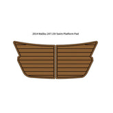 2014 Malibu 247 LSV Swim Platform Step Pad Traction Mats Eva Foam Boat Flooring Marine Decking Hzchione