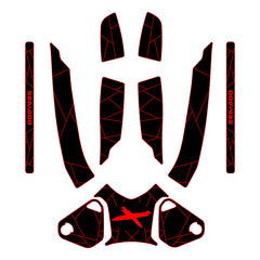 2010-2015 Sea Doo RXT + RXT-X + Wake Pro 215 Customize Jet Ski Mats With Gunnel Pads Hzchione Black Red-X