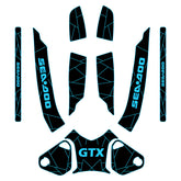 2012-2015 Sea Doo GTX 155 + 215 Customize Jet Ski Mats Non-Slip Motorboat Traction Mat Hzchione Black Light Blue