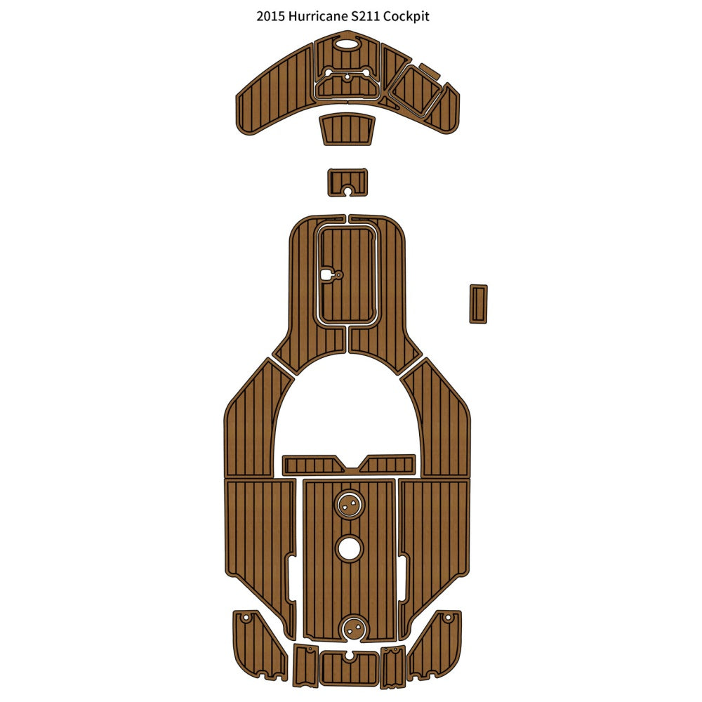2015 Hurricane S211 Cockpit Pad Traction Mats Eva Foam Boat Flooring Marine Decking Hzchione