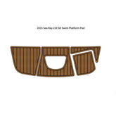2015 Sea Ray 220 SD Swim Platform Pad Traction Mats Eva Foam Boat Flooring Marine Decking Hzchione