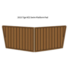 2015 Tige RZ2 Swim Platform Step Mat Traction Mats Eva Foam Boat Flooring Marine Decking Hzchione