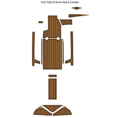 2015 Tige Z3 Cockpit Pad Boat EVA Foam Faux Traction Mats Eva Foam Boat Flooring Marine Decking Hzchione