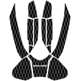 2016-2017 Sea Doo GTX Ltd 215 + 230 + 300 Customize Jet Ski Mats Non-Slip Motorboat Traction Mat Hzchione Black White