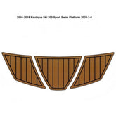 2016-2018 Nautique Ski 200 Sport Swim Platform Traction Mats Eva Foam Boat Flooring Marine Decking Hzchione