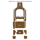 2016 Beneteau Flyer 7.7 Spacedeck Swim Platform Cockpit Traction Mats Eva Foam Boat Flooring Marine Decking Hzchione