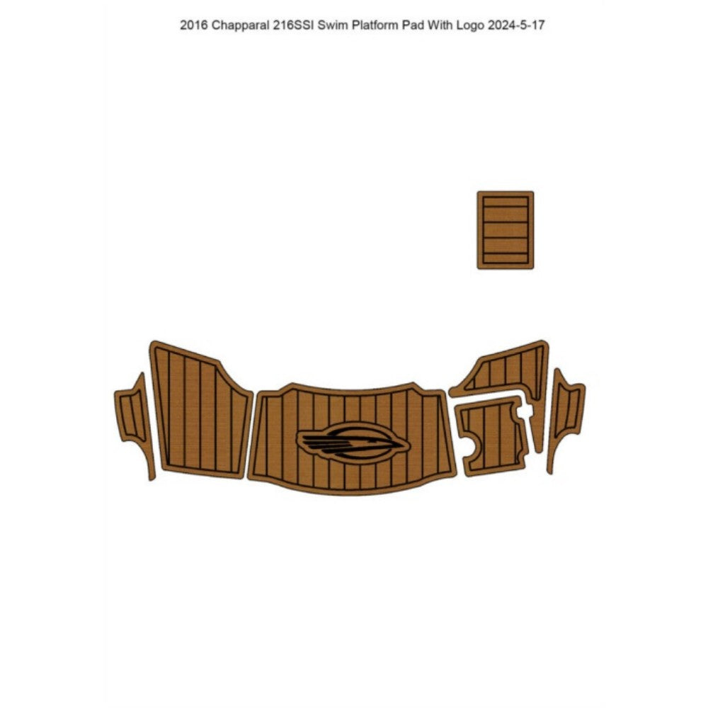 2016 Chapparal 216 SSI Swim Platform Traction Mats Eva Foam Boat Flooring Marine Decking Hzchione