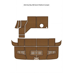 2016 Sea Ray 400 Swim Platform Cockpit Pad Traction Mats Eva Foam Boat Flooring Marine Decking Hzchione