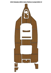 2016 Tidewater 280CC Swim Platform Cockpit Traction Mats Eva Foam Boat Flooring Marine Decking Hzchione