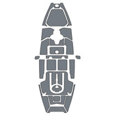 2017-2018 Hobie Pro Angler 12 180 Kayak Boat Deck Pad Kit Hzchione