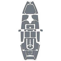 2017-2018 Hobie Pro Angler 12 180 Kayak Boat Deck Pad Kit