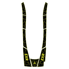 2017-2024 Yamaha EX/EX SPORT/EX DELUXE EVA Foam Boat Flooring Jet Ski Traction Mats Hzchione Black Neon Yellow-Fractal
