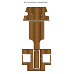 2017 Tahiti Offshore 21 Inboard Cockpit Traction Mats Eva Foam Boat Flooring Marine Decking Hzchione