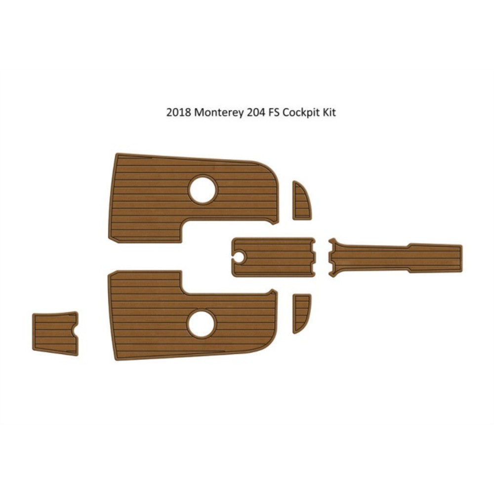 2018 Monterey 204 FS Cockpit Pad Traction Mats Eva Foam Boat Flooring Marine Decking Hzchione