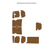 2018 Monterey 214 SS Swim Platform Step Pad Traction Mats Eva Foam Boat Flooring Marine Decking Hzchione
