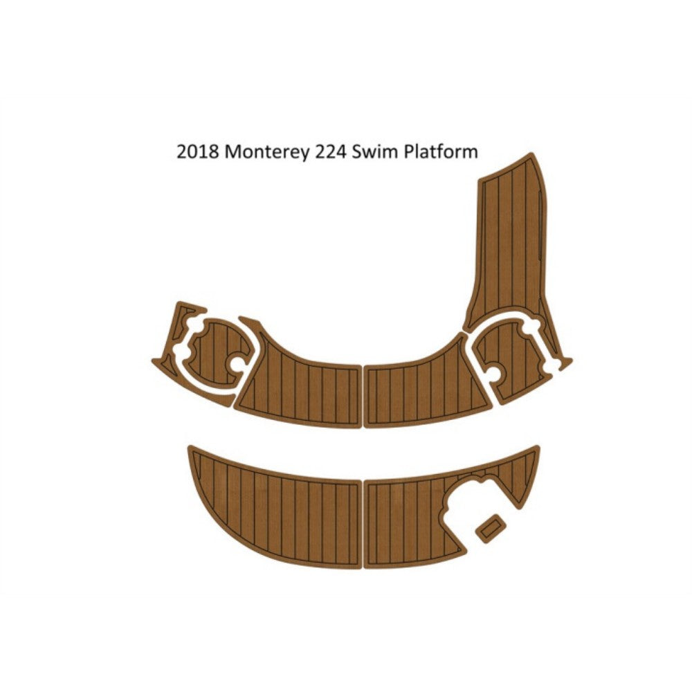 2018 Monterey 224 Swim Platfrom Step Pad Traction Mats Eva Foam Boat Flooring Marine Decking Hzchione