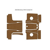 2018 Monterey 278 SC Cockpit Pad Traction Mats Eva Foam Boat Flooring Marine Decking Hzchione