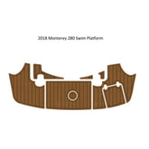 2018 Monterey 280 Swim Platform Step Pad Traction Mats Eva Foam Boat Flooring Marine Decking Hzchione