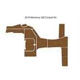2018 Monterey 320 Cockpit Pad Traction Mats Eva Foam Boat Flooring Marine Decking Hzchione