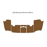 2018 Monterey 320 Swim Platfrom Step Pad Traction Mats Eva Foam Boat Flooring Marine Decking Hzchione