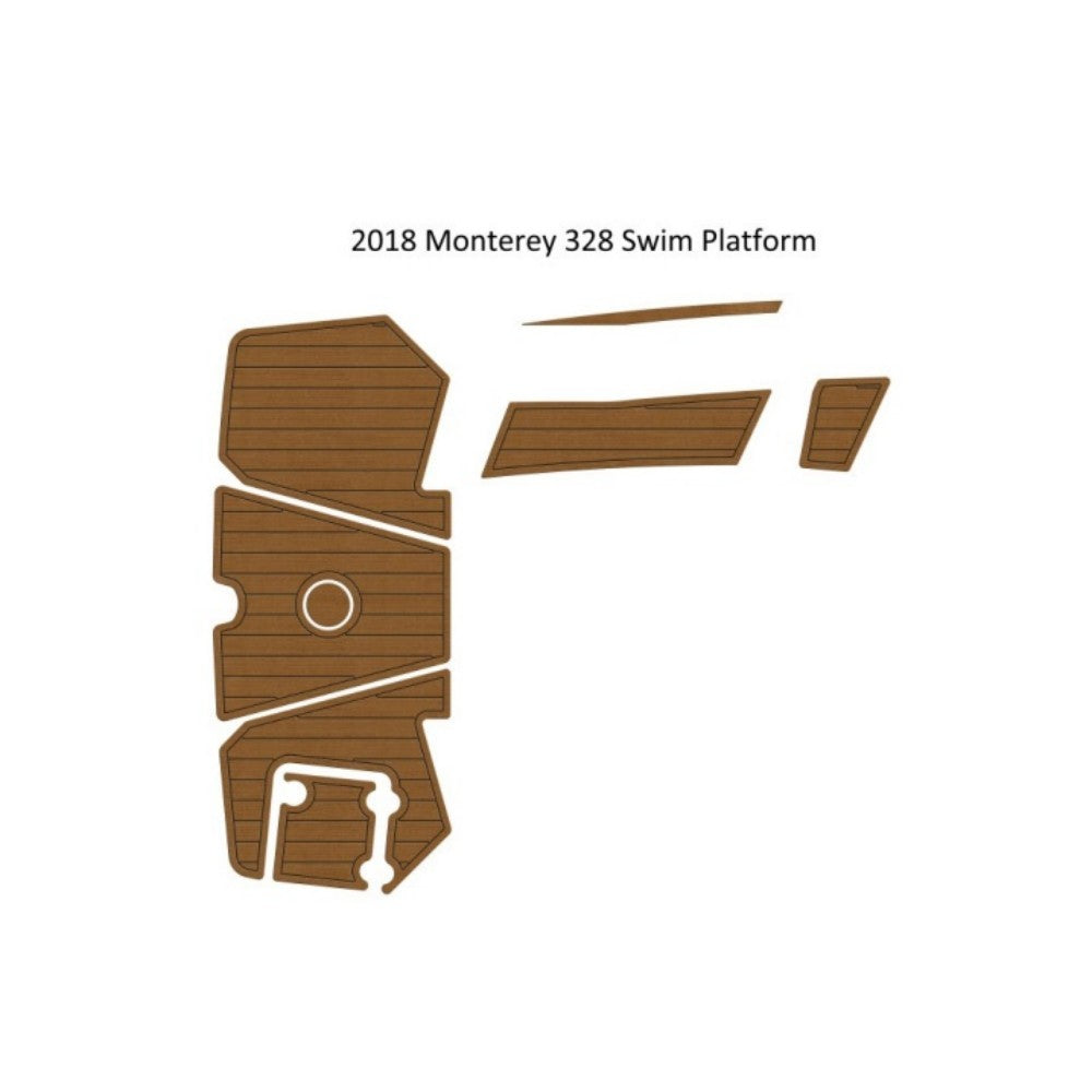 2018 Monterey 328 Swim Platform Step Pad Traction Mats Eva Foam Boat Flooring Marine Decking Hzchione