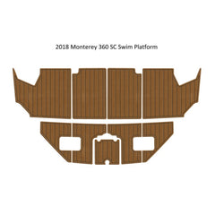 2018 Monterey 360 SC Swim Platform Step Pad Traction Mats Eva Foam Boat Flooring Marine Decking Hzchione