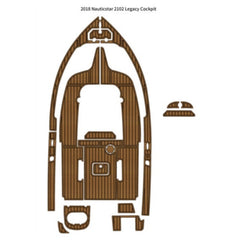 2018 Nauticstar 2102 Legacy Cockpit Pad Traction Mats Eva Foam Boat Flooring Marine Decking
