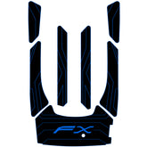 2012-2018 Yamaha FX HO EVA Foam Boat Flooring Jet Ski Traction Mats Hzchione Black Blue-FX