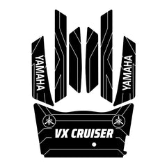 2015-2020 Yamaha VX/VXR/VXS/VX Cruiser EVA Foam Boat Flooring Jet Ski Traction Mats Hzchione Black White-VX CRUISER