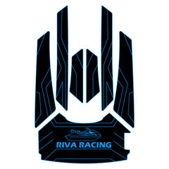 2019-2025 Yamaha FX + FX CRUISER SVHO / HO / LIMITED EVA Foam Boat Flooring Jet Ski Traction Mats Hzchione Black Blue