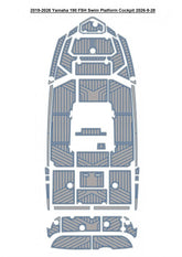 2019-2026 Yamaha 190 FSH Cockpit Pad Traction Mats Eva Foam Boat Flooring Marine Decking Hzchione