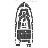 2019 Sea Fox Commander 226 Swim Platform Cockpit Pad Traction Mats Eva Foam Boat Flooring Marine Decking Hzchione