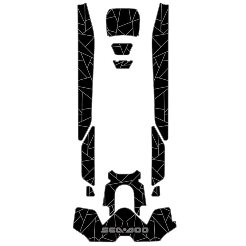 2019-2025 Sea Doo Wake Pro Customize Jet Ski Mats With Fuel Cap Hzchione Black Gray