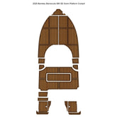 2020 Beneteau Barracuda 595 SD Swim Platform Cockpit Traction Mats Eva Foam Boat Flooring Marine Decking Hzchione