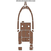2020 Dubhe Calima 645 Swim Platform Cockpit Traction Mats Eva Foam Boat Flooring Marine Decking Hzchione