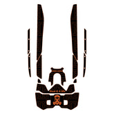 2019-2021 Sea Doo Fish Pro Customize Jet Ski Mats Foam Boat Decking Kits Hzchione Black Orange-Retangles