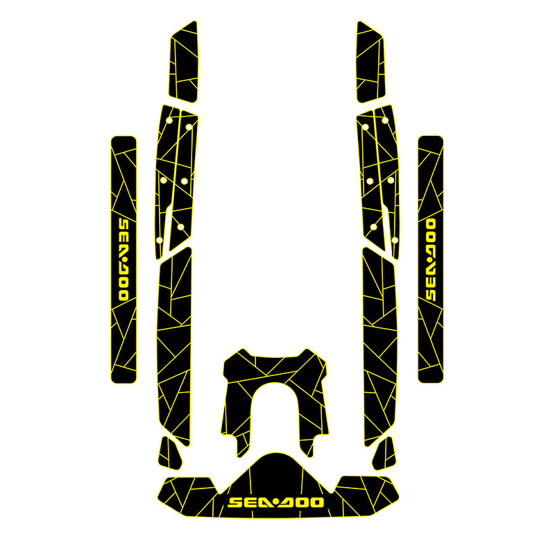 2021-2025 Sea Doo RXP-X 300 325 Customize Jet Ski Mats Non-Slip Motorboat Traction Mat Hzchione