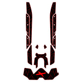 2021-2024 Sea Doo RXT-X 300 325 Customize Jet Ski Mats Non-Slip Motorboat Traction Mat Hzchione Black Red-Chaotic Texture-X