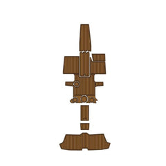 Sea Doo 2014-Current MY Scarab 195 HO/SB Traction Mats Eva Foam Boat Flooring Marine Decking Hzchione Brown Black