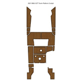 2021 BMA X277 Swim Platform Cockpit Traction Mats Eva Foam Boat Flooring Marine Decking Hzchione