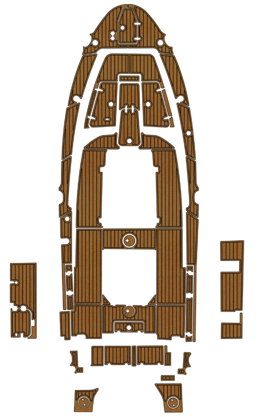 2021 Sea Hunt Ultra 275 Swim Platform Cockpit Traction Mats Eva Foam Boat Flooring Marine Decking Hzchione