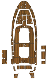 2021 Sea Hunt Ultra 275 Swim Platform Cockpit Traction Mats Eva Foam Boat Flooring Marine Decking Hzchione