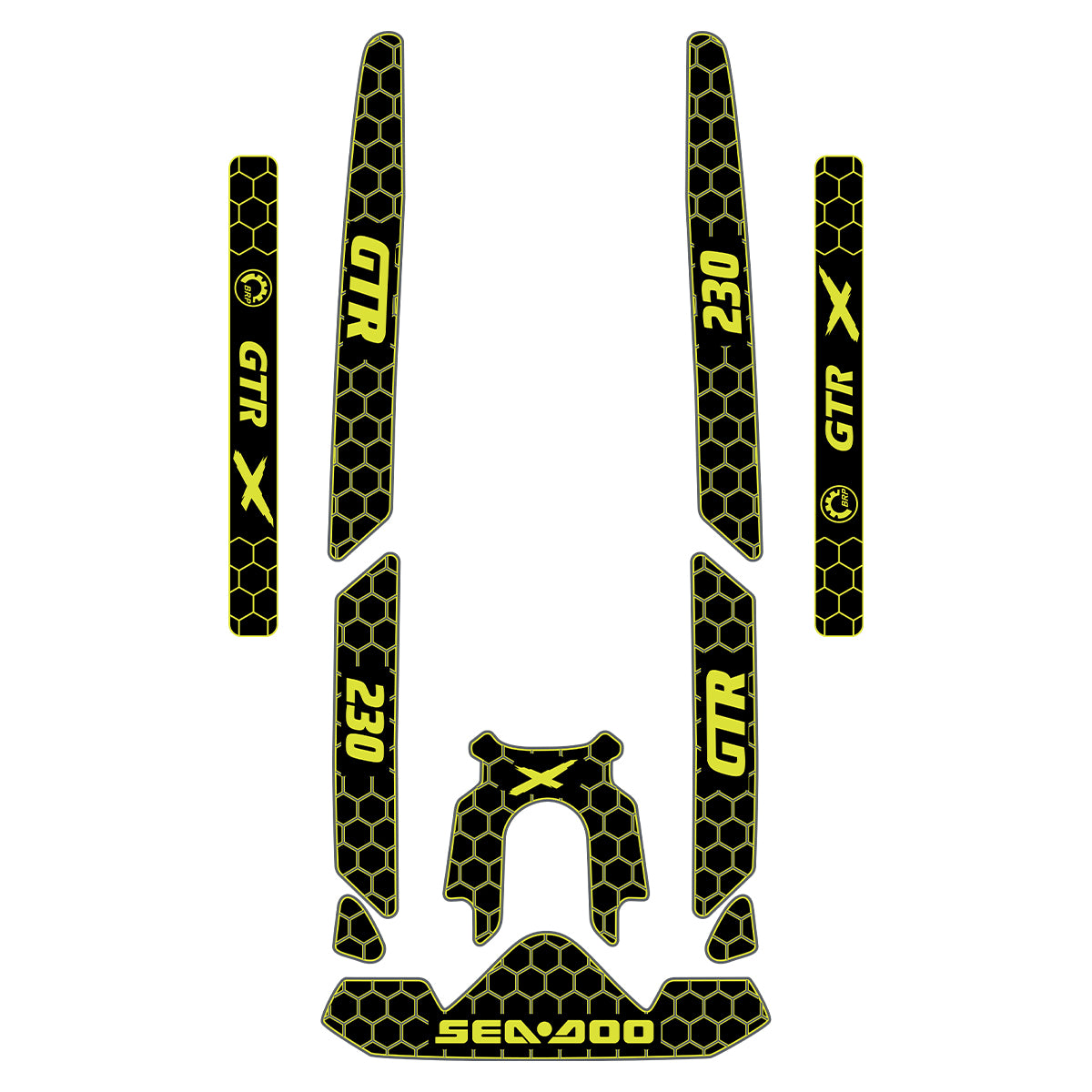 2022-2025 Sea-Doo FISH PRO SCOUT Customize Jet Ski Mats Non-Slip Motorboat Traction Mat Hzchione