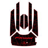 2019-2025 Yamaha FX + FX CRUISER SVHO / HO / LIMITED EVA Foam Boat Flooring Jet Ski Traction Mats Hzchione Black Red