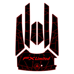 2019-2025 Yamaha FX + FX CRUISER SVHO / HO / LIMITED EVA Foam Boat Flooring Jet Ski Traction Mats Hzchione Black Red