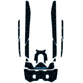 2022-2024 Sea Doo Fish Pro Sport Customize Jet Ski Mats Non-Slip Motorboat Traction Mat Hzchione Black Bue-Herringbone