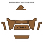 2022 Cobalt R6 Swim Platform Traction Mats Eva Foam Boat Flooring Marine Decking Hzchione